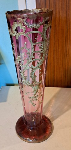 Antique moser legras - antique, moser/legras?/vase