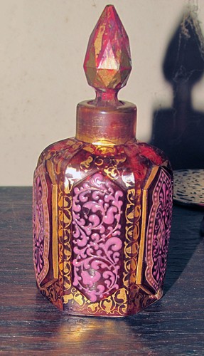 Antique moser cranberry - antique,