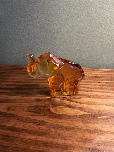 Vtg rare moser amber orange - vtg,