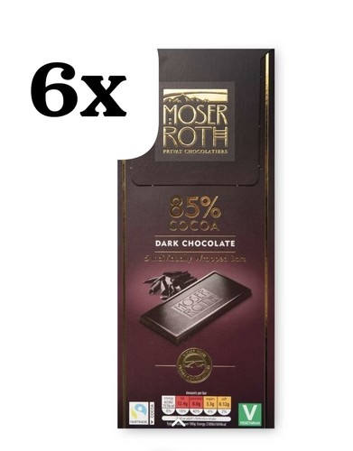 6x125g moser roth dark - moser, 85%