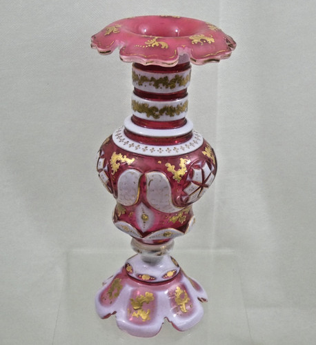 Antique bohemian moser hand - bohemian,