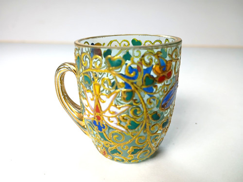 Antique bohemian moser cordial - bohemian,