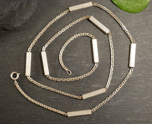 925 silver chain matt shiny - 925,