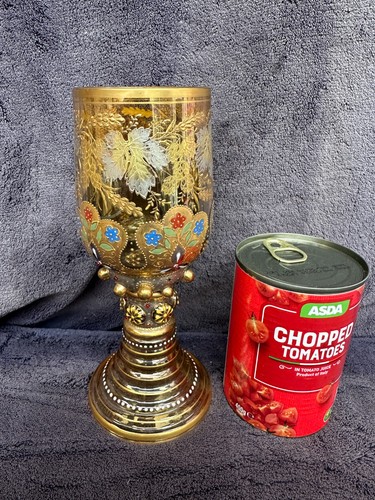 Antique 20cm bohemian goblet - bohemian,