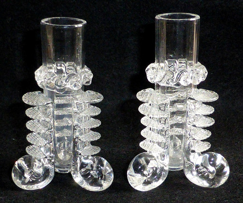 Rare pair antique bohemian - pair,