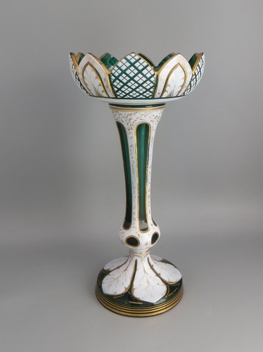 Antique bohemian green cut - antique,
