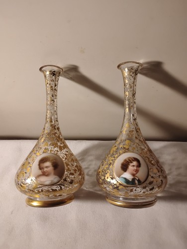 Antique moser portrait - antique,