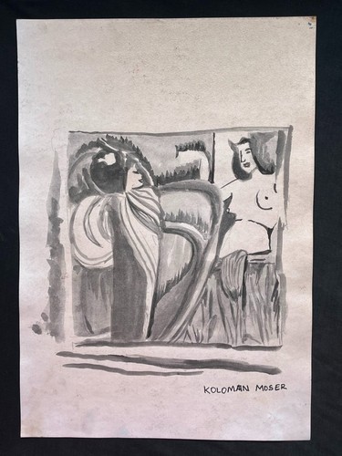 Koloman moser painting - moser,