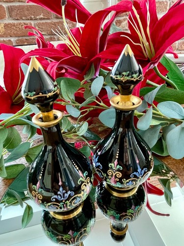 Pair antique bohemian - pair,