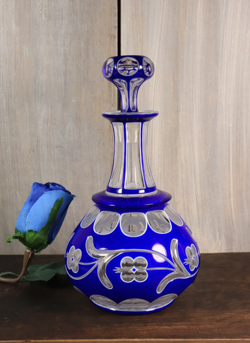 Antique bohemian moser crystal - moser,