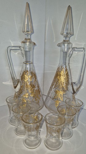 Moser bohemian gilt cut - gilt, &