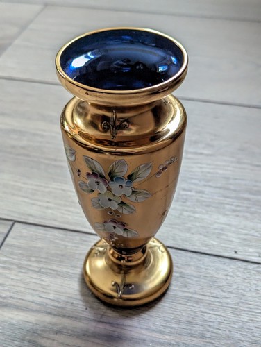 Vintage bohemian czech cobalt - bohemian,