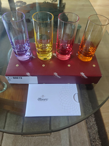 Moser 4pc shot glass - glass, set
