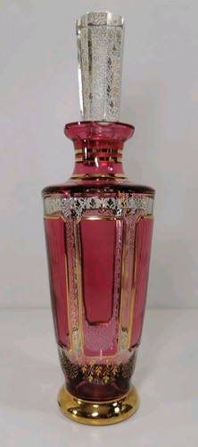 Moser glass antique drinks - moser,