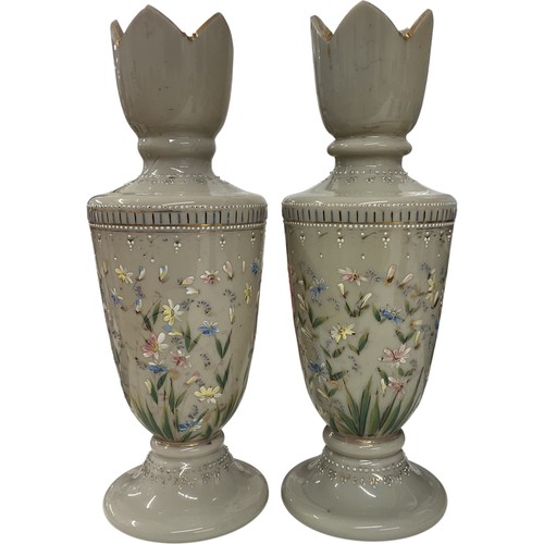 Moser opaline glass footed - 2,