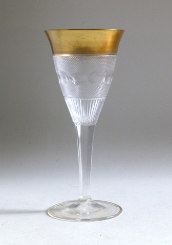 Moser rare antique stem glass - rare,