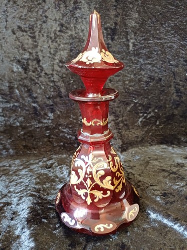 Antique ruby bohemian possibly - ruby,